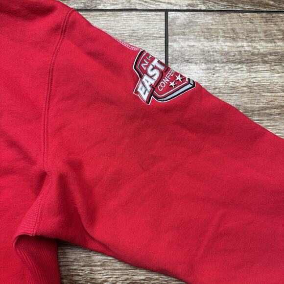 Majestic NHL Washington Capitals Hoodie Red Pullover Men's L Embroidered - Picture 8 of 14